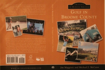 Front and Back Cover for Golf in Broome County.